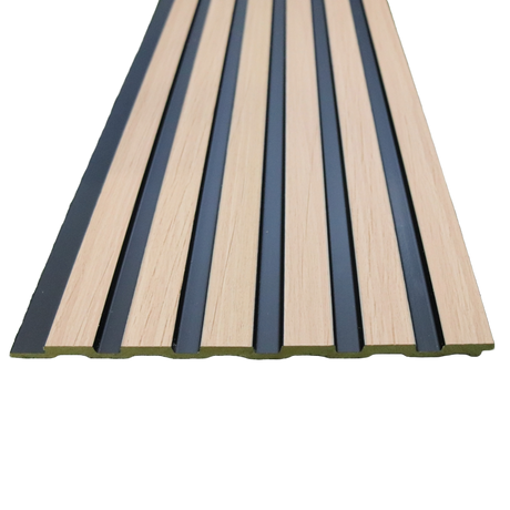 Light Ash Premium Slat Wall Panel - 300mm x 2600mm