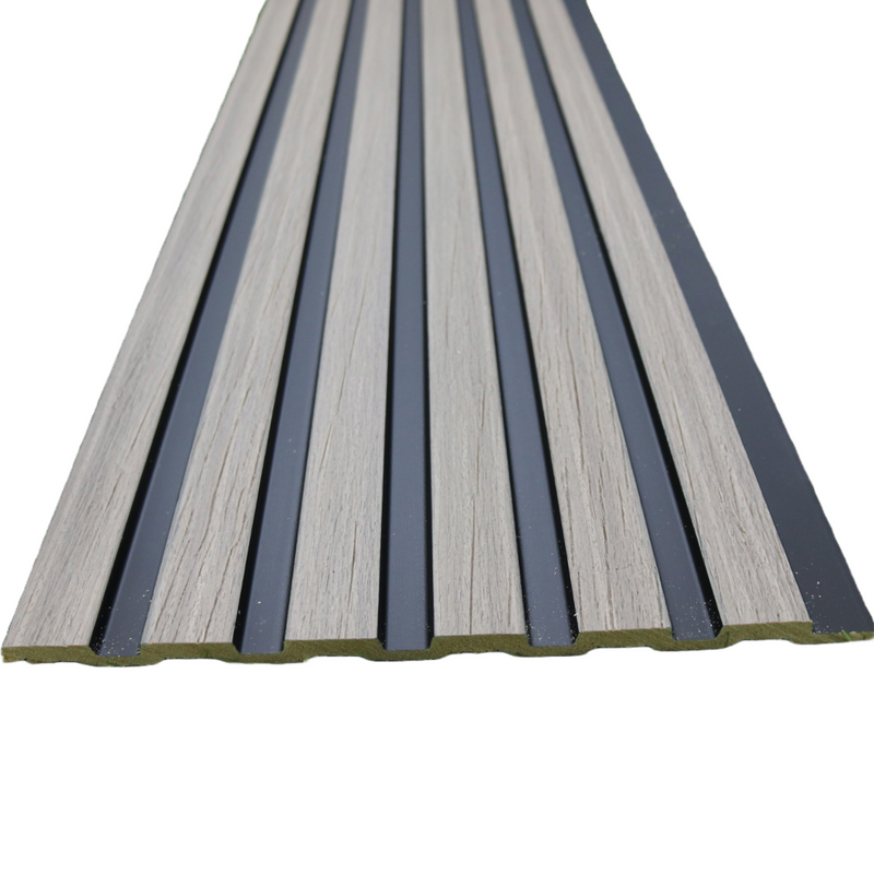 Grey Oak Premium Slat Wall Panel – 300mm x 2600mm