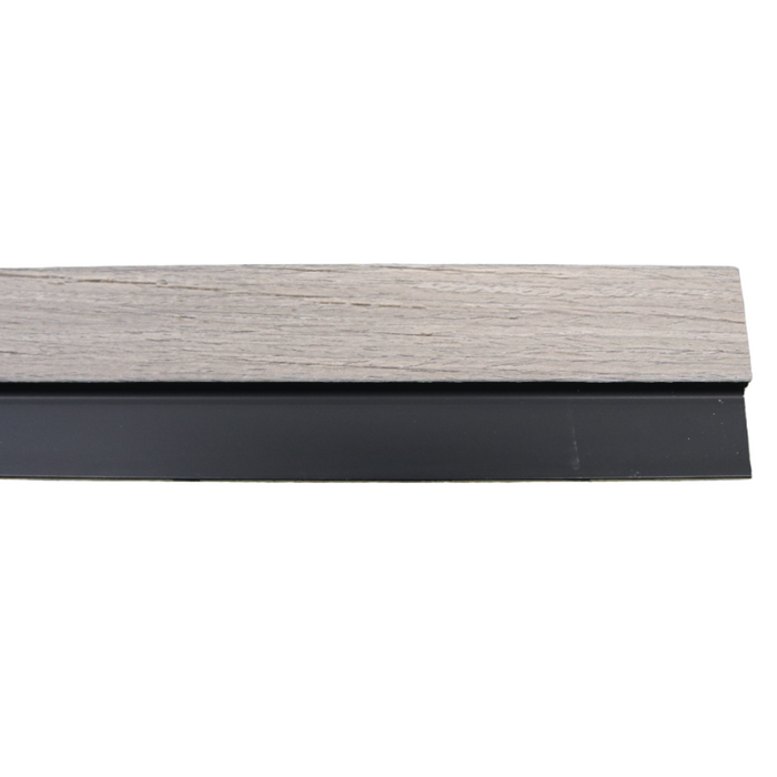 Premium Slat Trim Right - Grey Oak