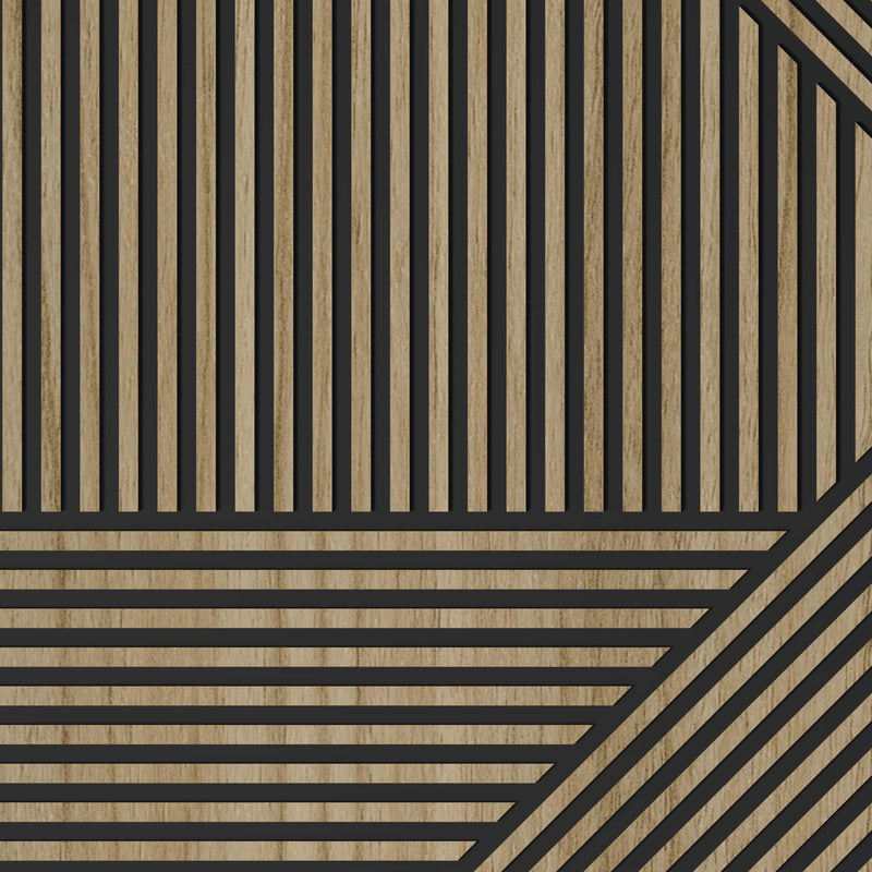 MDF Puzzle Wall Tile – 600 x 600 x 9mm in Beech