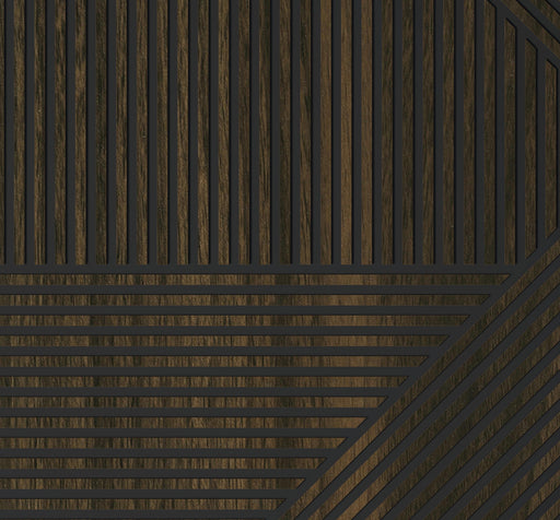 MDF Puzzle Wall Tile – 600 x 600 x 9mm in Walnut