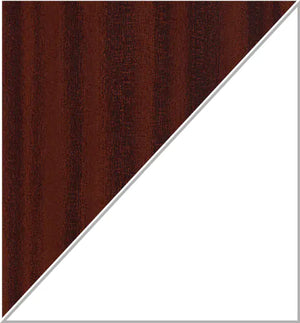 Mahogany on White