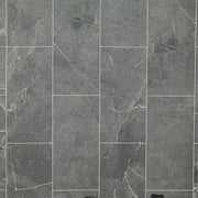 Pattern of gray tiles with a marble-like texture