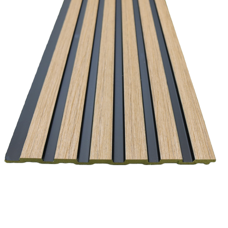 Natural Oak Premium Slat Wall Panel – 300mm x 2600mm
