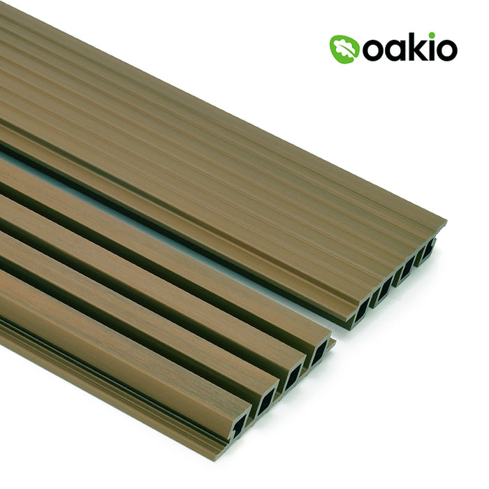 Oakio Proshield Slatted Cladding - Oak