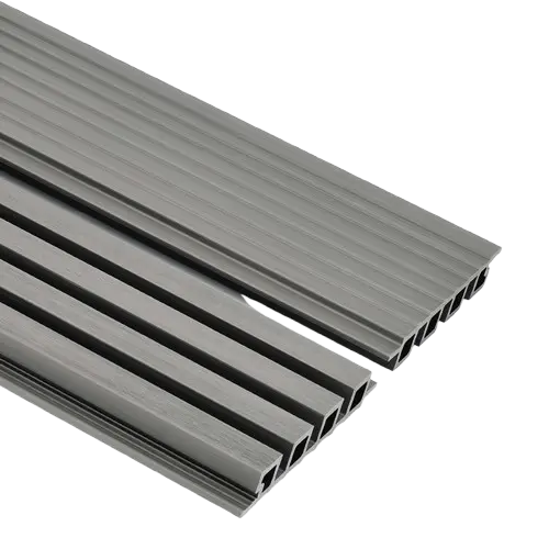 Premium slatted composite fence boards