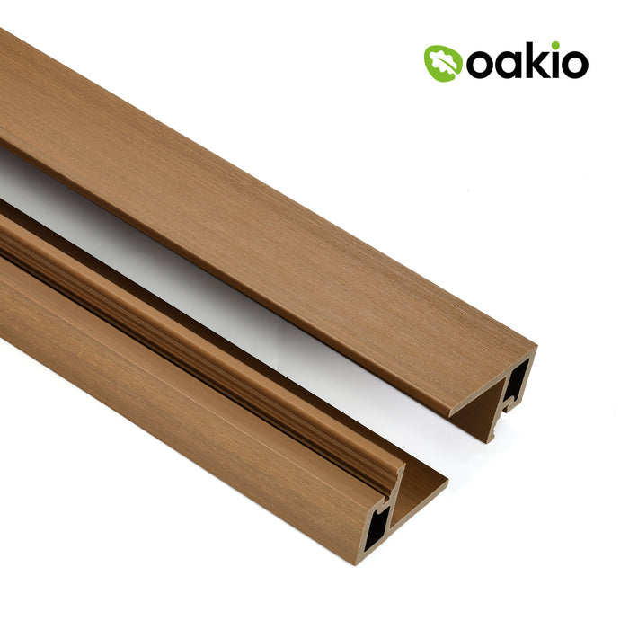 Oakio Proshield Slatted Starter Trim - Teak