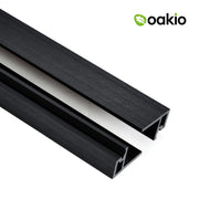 Oakio Proshield Slatted Cladding Starter Trim - Charcoal