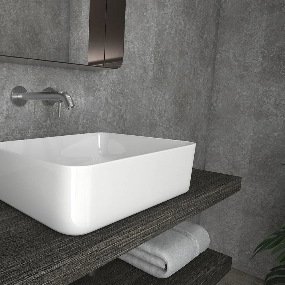 portland fitted panels in a bathroom