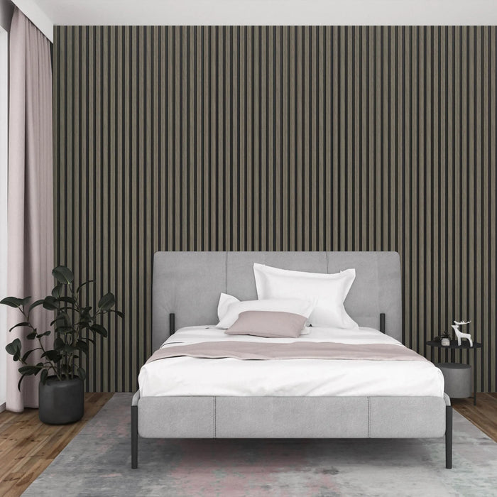 Grey Oak Premium Slat Wall Panel – 300mm x 2600mm