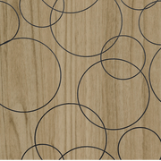 Puzzle Wall Tile - Bubble - 600mm x 600mm x 8mm - Beech