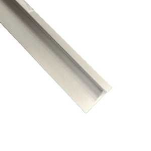 Silver Chrome trim on a white background