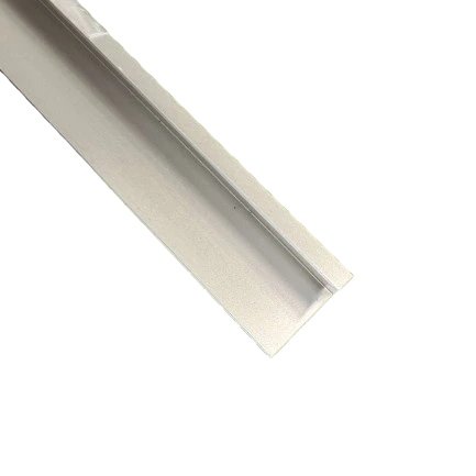 Silver Chrome trim on a white background