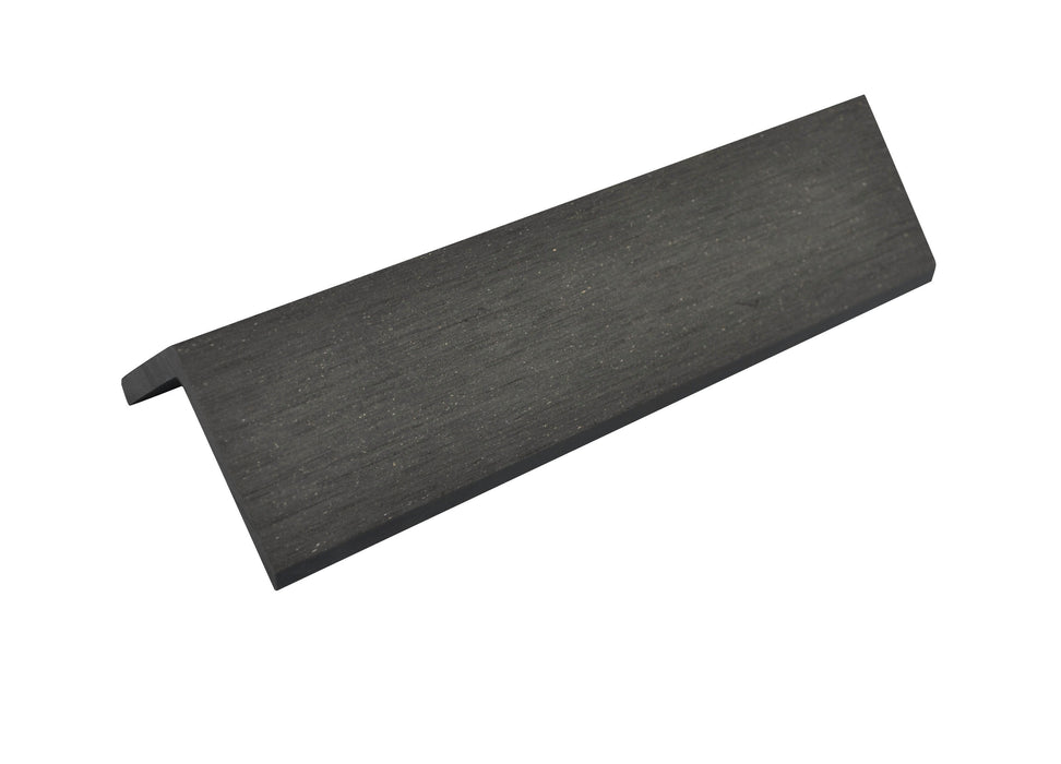 Oakio Black Composite Cladding Edging Trim 60mm x 60mm 3.6mtr