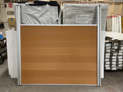 Clearance!! Composite Fencing System. Silver and Teak