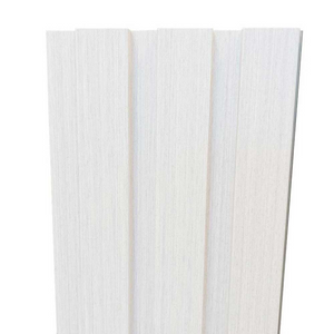 ThermoSlat Slatted Wall Cladding - Charcoal White