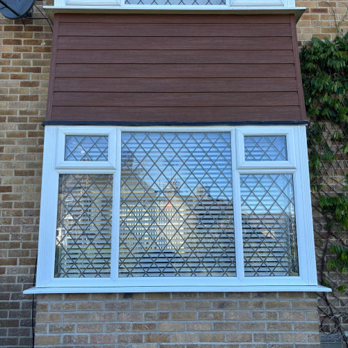 UPVC Window fitted and new cladding