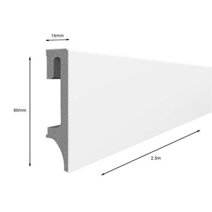Vox Skirting Board 2.4m x 80mm