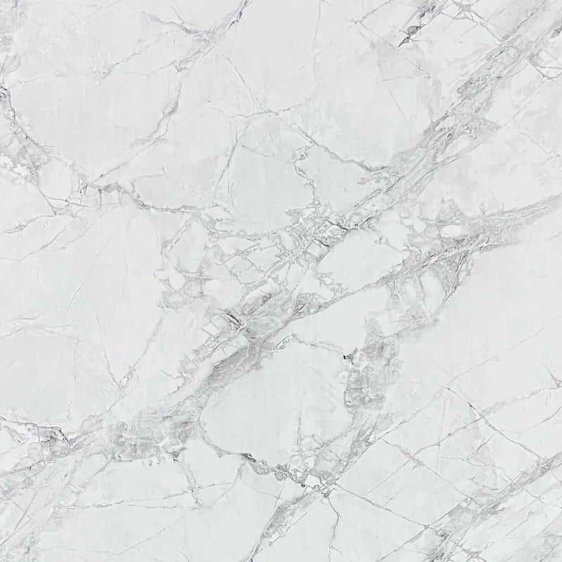 Venatio marble interior wall panel with white marble-effect veining finish