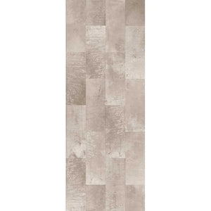 Rectangular tile with a beige and brown pattern on a white background