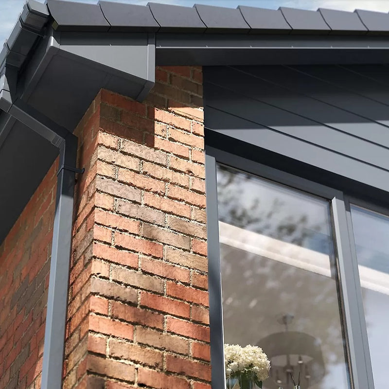 anthracite grey fascia boards fitted