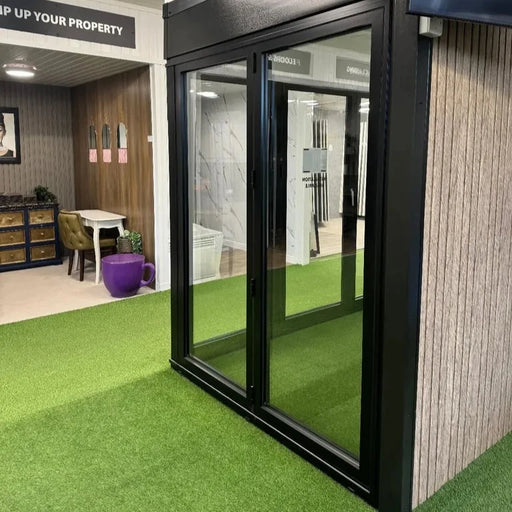 Corner Bifold Doors Black Aluminium Display Model - SALE!!