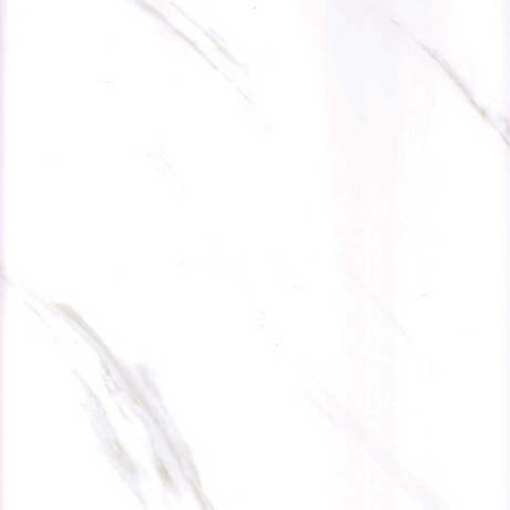 Carrera gloss interior wall panel, glossy white marble-effect finish with grey veining
