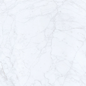 Carrara marble style wall panels.