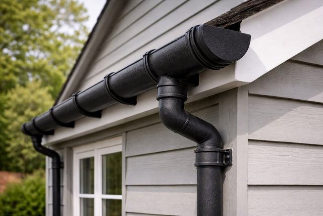 CAst effect guttering fitted