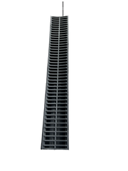 Channel Drainage Domestic with Plastic Grate 1m