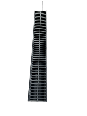 Channel Drainage Domestic with Plastic Grate 1m