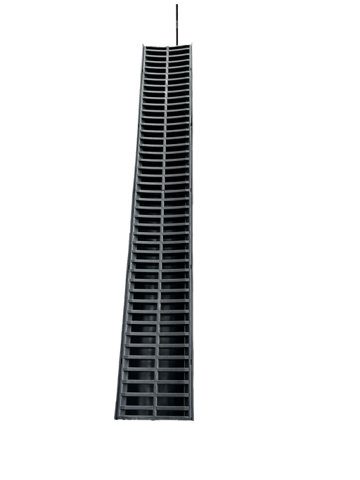 Channel Drainage Domestic with Plastic Grate 1m