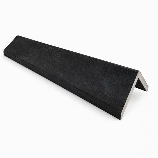 charcoal capped composite angle