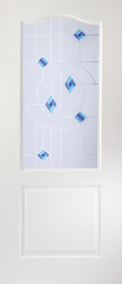 Classic 1 Fusion Blue - UPVC Internal Door