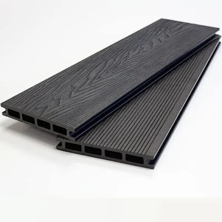 Composite Decking - Anthracite Grey - 3.6m x 145mm x 25mm
