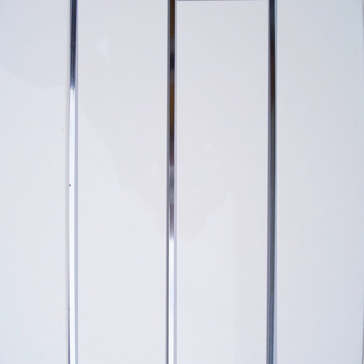 Gloss White Double Chrome Cladding – 2.6m x 250mm x 8mm
