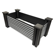 extra large composite slatted planter