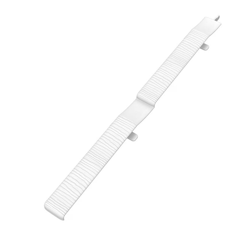 White 333mm Fortex butt joint trim