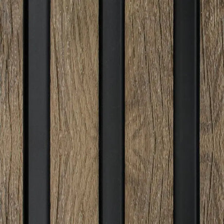 French oak slatted internal cladding