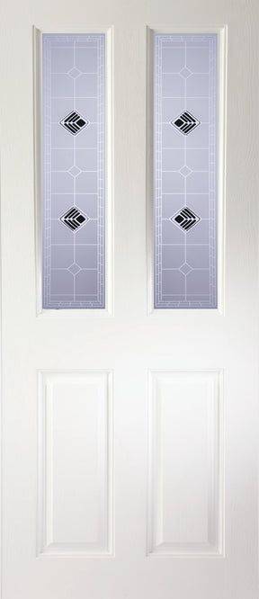 Grainger 2 Black fusion - UPVC Internal Door