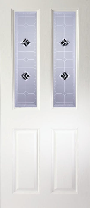 Grainger 2 Black fusion - UPVC Internal Door