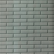 London tile dove interior wall panel, soft dove grey tile-effect finish