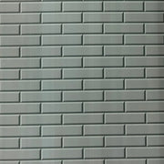 London tile dove interior wall panel, soft dove grey tile-effect finish