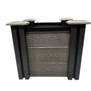 medium sized planter in grey