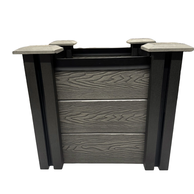 medium sized planter in grey