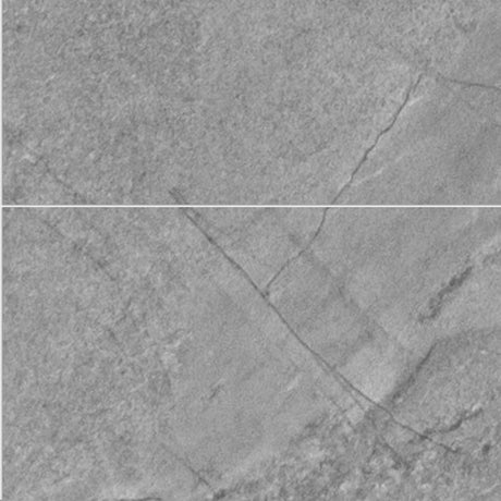 Northumberland Ultimo tile interior wall panel, light grey marble tile-effect finish iwith grey veining