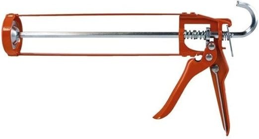 Orange Skeleton Silicone Caulking Gun