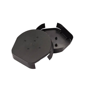 Half Round Ridge Caps In Black