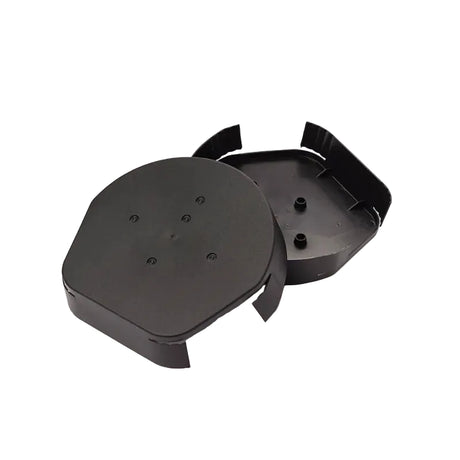 Half Round Ridge Caps In Black