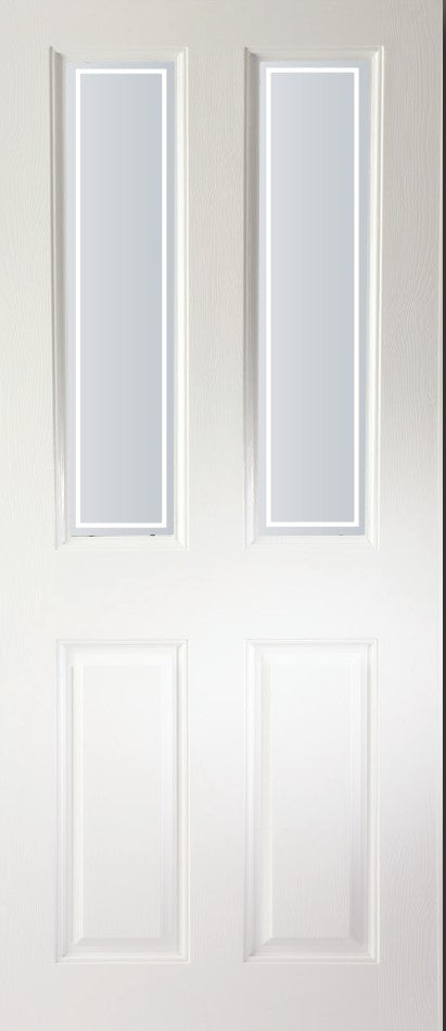 Grainger 2 Sandblast Border - UPVC Internal Door